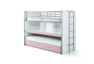 Bett Hochbett 3 Bonny Mehrfarbig 90x200 cm