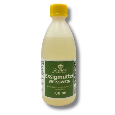Essigmutter Weißweinessig - Aktive Essigstarterkultur für hausgemachten Essig , 100ml
