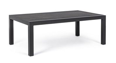 Couchtisch Kledi 120x70x40cm aus Alumnium Anthrazit für Innen- und Außenbereich