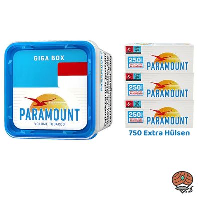 Paramount Blue Volumentabak Giga Box 230g, 750 Blue Extra Hülsen