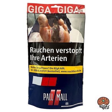 Pall Mall Red/Rot Volumentabak 104g Giga Beutel