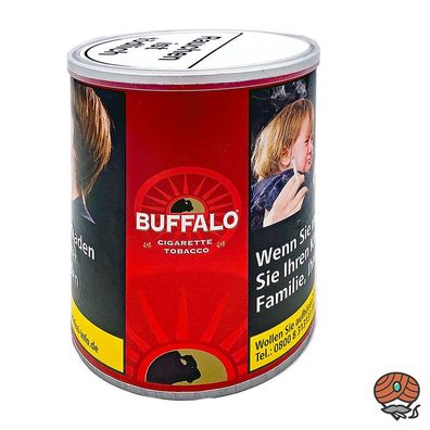 Buffalo Red / Rot Feinschnitt Zigarettentabak / Drehtabak 140g Dose
