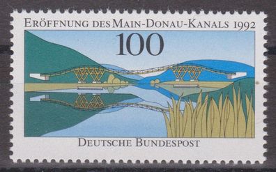 BRD 1992 postfrisch Michel-Nr. 1630 Eröffnung des Main-Donau-Kanals