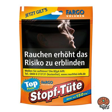 Fargo Stopf-Tüte Stopftabak / Volumentabak 52g Beutel / Zip Bag