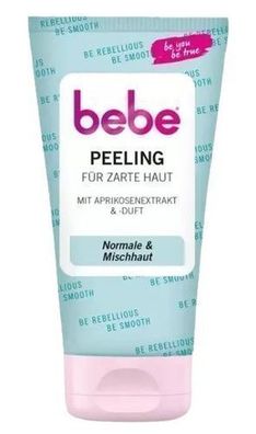Bebe Mit Aprikosenextrakt Sanftes Fruchtsaeure Peeling, 150ml