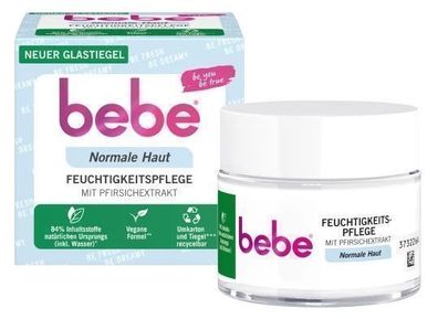 Bebe Feuchtigkeitspflege fuer normale Haut, 50 ml