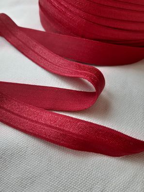 1m x 15mm Falzgummi Rollierband Einfassband elastisch Satinglanz Farbe Bordeaux