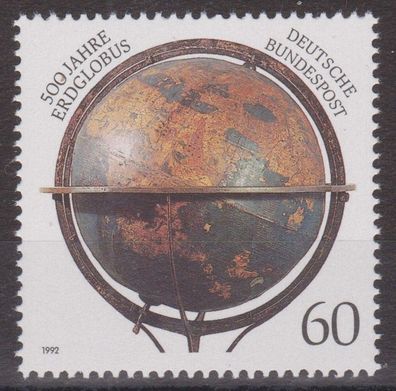 BRD 1992 postfrisch MiNr. 1627 Erdglobus