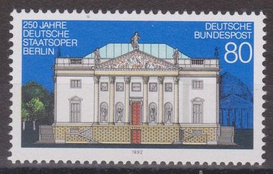 BRD 1992 postfrisch Michel-Nr. 1625 250 Jahre Deutsche Staatsoper, Berlin