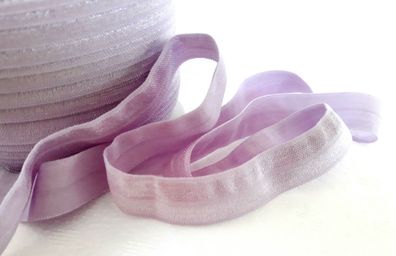 1m x 15mm Falzgummi Rollierband Einfassband elastisch Satinglanz Farbe Hortensia