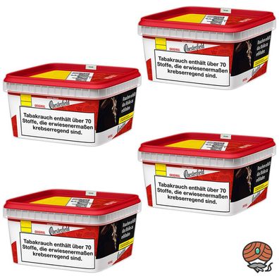 Chesterfield Red Volumentabak / Zigarettentabak Mega Box 4x 135g