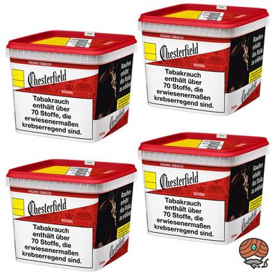 Chesterfield Red Volumentabak / Zigarettentabak Giga Box 4x 230g