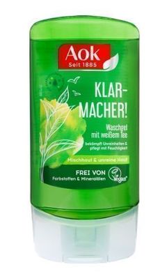 Aok Erfrischendes Duschgel mit Weissem Tee-Extrakt, 150 ml