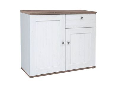 Kommode Stockholm Sideboard Schubladenschrank 43 x 103 x 88 , Eiche