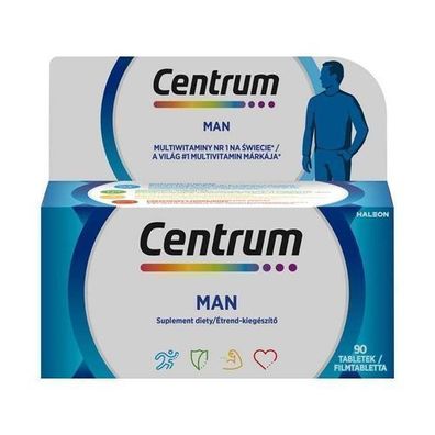 Centrum Maenner Multivitamine, 90 Tabletten - Nahrungsergaenzung fuer Maennergesundh