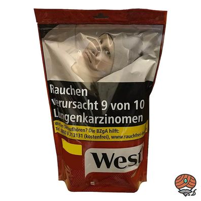 West Red / Rot Volumentabak Beutel mit 100g Tabak