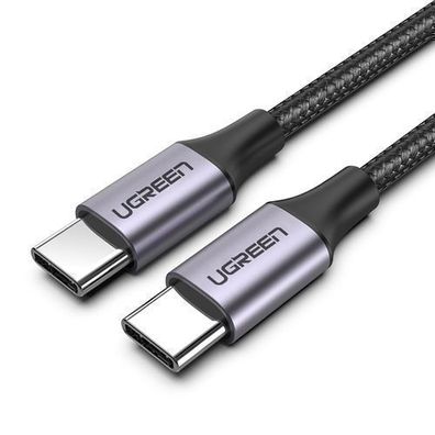 Ugreen USB-C 3.1 Ladekabel, 1.5m, Grau - Schnelle Datenuebertragung & Aufladung
