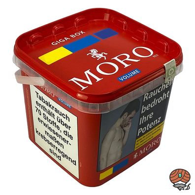 Moro Red / Rot Volumentabak, Stopftabak 245g Giga Box