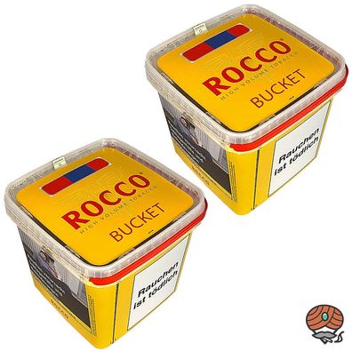 ROCCO Tabak / Volumentabak Gelb BUCKET 2x 500g Gigabox