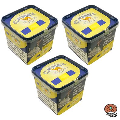 Camel Yellow / Gelb Volumentabak / Zigarettentabak Eimer 3x 300g
