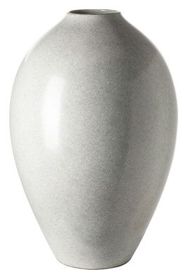 Fink AGNETA, Bodenvase, Porzellan, hellgrau, weiß, L. 34 cm, B. 34 cm, H. 50 cm,