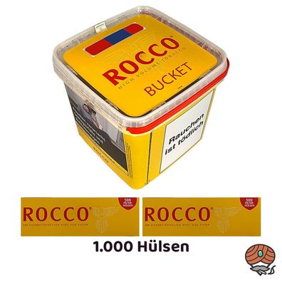 ROCCO Volumentabak Gelb BUCKET 500g, 1000 Hülsen