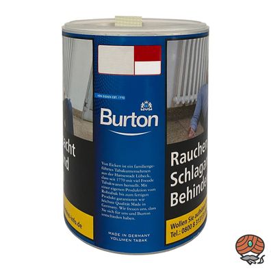 Burton Blue/Blau Volumentabak 65g Dose Stopftabak/Zigarettentabak