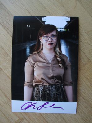 MdB Die Linke Politikerin Kathrin Gebel - handsigniertes Autogramm!!!