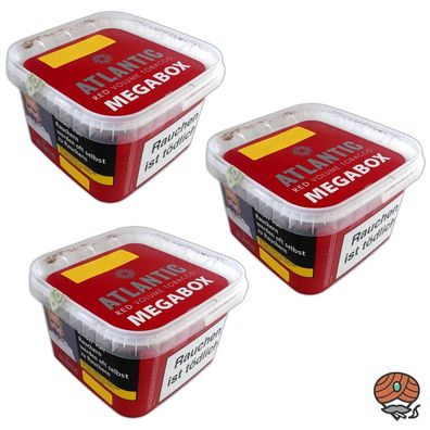 Tlantic Red Tabak / Volumentabak/ Zigarettentabak/ Stopftabak Megabox 3x 150g