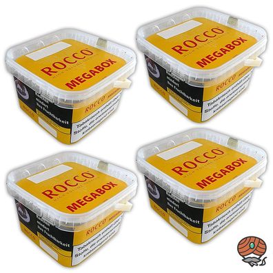 ROCCO Tabak / Volumentabak Gelb Megabox 4x 160g