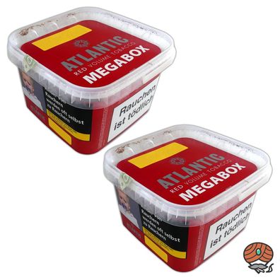 Atlantic Red Tabak / Volumentabak/ Stopftabak/ Zigarettentabak Megabox 2x 150g