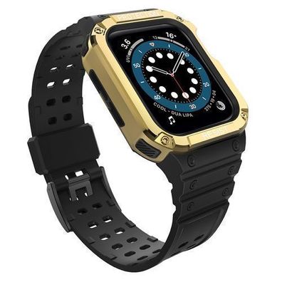 Robuste Schutzarmband mit Gehaeuse fuer Apple Watch Series 7/6/5/4/3/2/SE (45/44/4