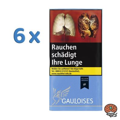 Gauloises Melange Original Drehtabak 6x 30g Pouch