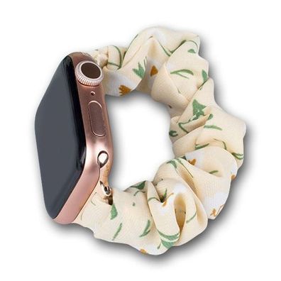 Elastisches Gelbes Textilarmband Kompatibel mit Watch 7 / 6 / 5 / 4 / 3 / 2 / SE