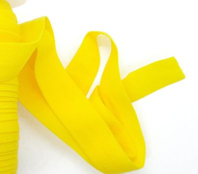 1m x 15mm Falzgummi Rollierband Einfassband elastisch soft matt Farbe Löwenzahn Gelb