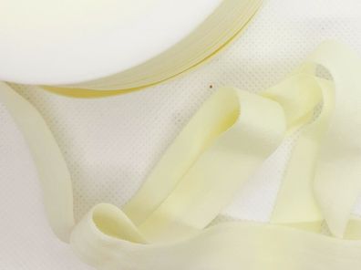 1m x 15mm Falzgummi Rollierband Einfassband elastisch soft matt Farbe Antik Weiß