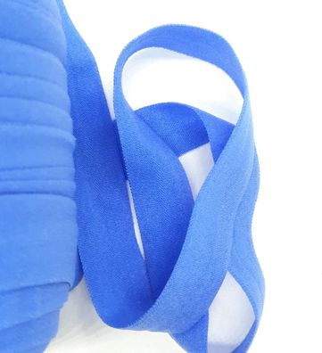 1m x 15mm Falzgummi Rollierband Einfassband elastisch soft matt Farbe Korn Blau