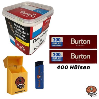 Burton Red Volumentabak MEGA Box 270g + Hülsen + Zubehör