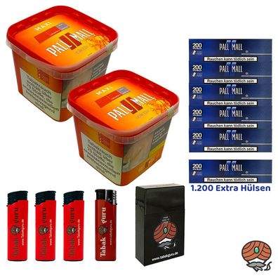 Pall Mall Allround Volumentabak Maxi Box 2x 263g, Pall Mall Blue Xtra Hülsen