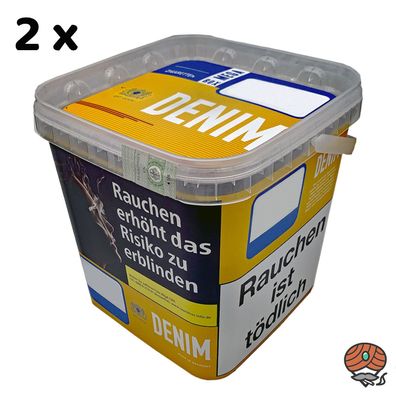 Denim Volumentabak Mega Box 2x 210g Eimer