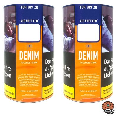 Denim Volumentabak/Stopftabak Dose 2x 90g