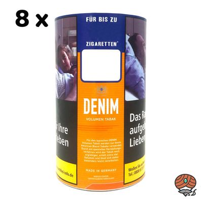 Denim Volumentabak/Stopftabak Dose 8x 85g