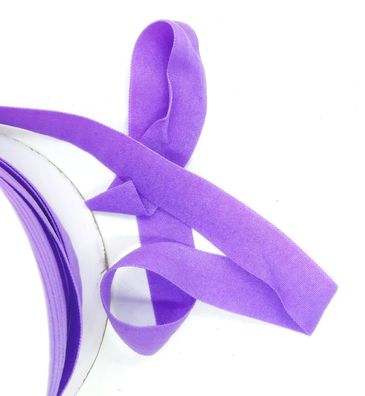 1m x 15mm Falzgummi Rollierband Einfassband elastisch soft matt Fb. Flieder