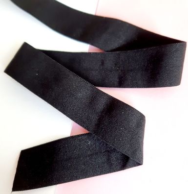 1m x 20mm Falzgummi Rollierband Einfassband elastisch soft matt Fb. Schwarz