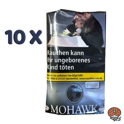 Mohawk Zware 10x 30g Drehtabak Zigarettentabak