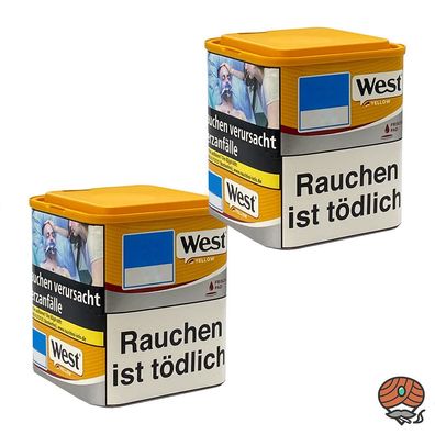 West Yellow Volumentabak Dose 2x 40g