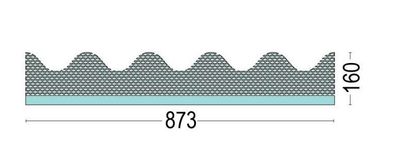 ALU Traufgitter Spatzenkamm Lüftungsgitter Vogelschutzgitter Welle 5 & 177/51