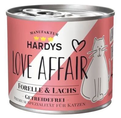 Edles Nassfutter fuer Katzen Forelle & Lachs 185g - Premium Qualitaet fuer Feinschm