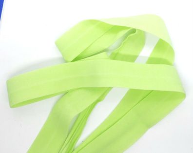 1m x 20mm Falzgummi Rollierband Einfassband elastisch soft matt Fb. Grün Hell