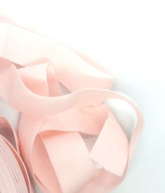 1m x 20mm Falzgummi Rollierband Einfassband elastisch soft matt Fb. Rosa Hell